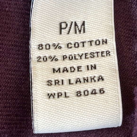 Style & Co. Royal Purple Full Zip Velour Sweat Jacket Sz. MP - Picture 10 of 15